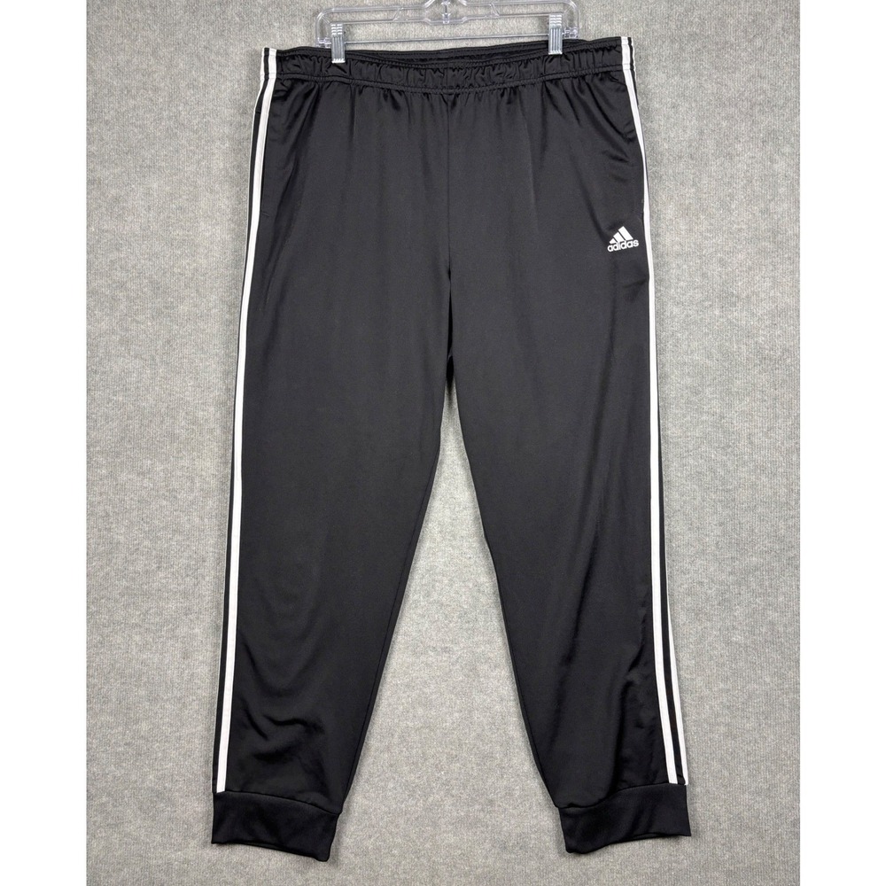 Adidas Primegreen Track Pants 3-Stripe Joggers 2XL Black White